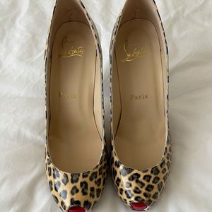 Christian Louboutin Cheetah print heels